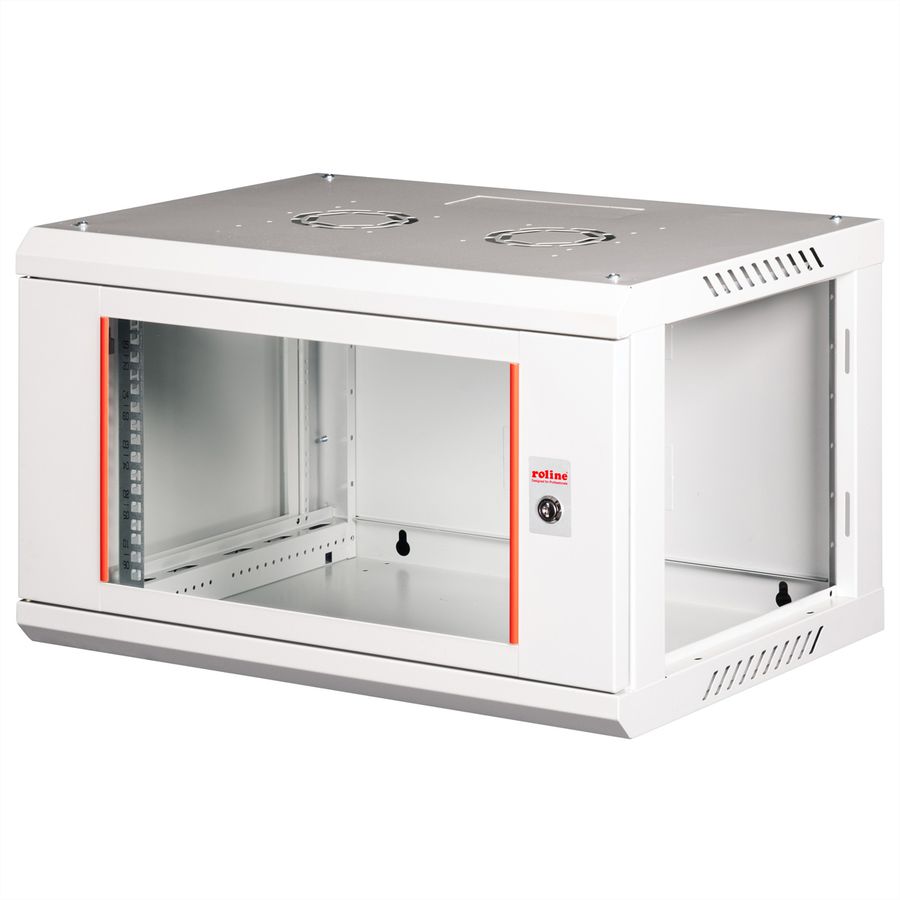 ROLINE 19-inch wandbehuizing Basic Plus 6U, 600x450 BxT grijs