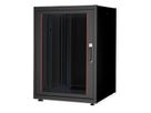 ROLINE 19-inch netwerkkast Basic 22 U, 800x800 BxD Glazen deur zwart
