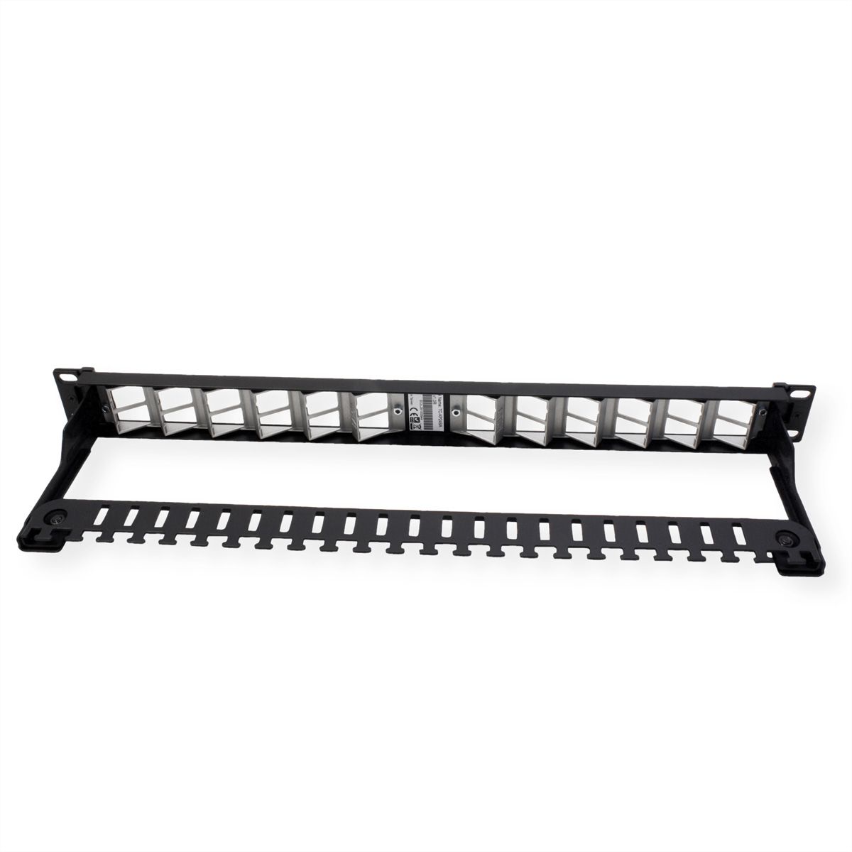 TRENDnet TC-KP24SA 24-Poorts Patch Panel , voor keystones, haaks 1HE