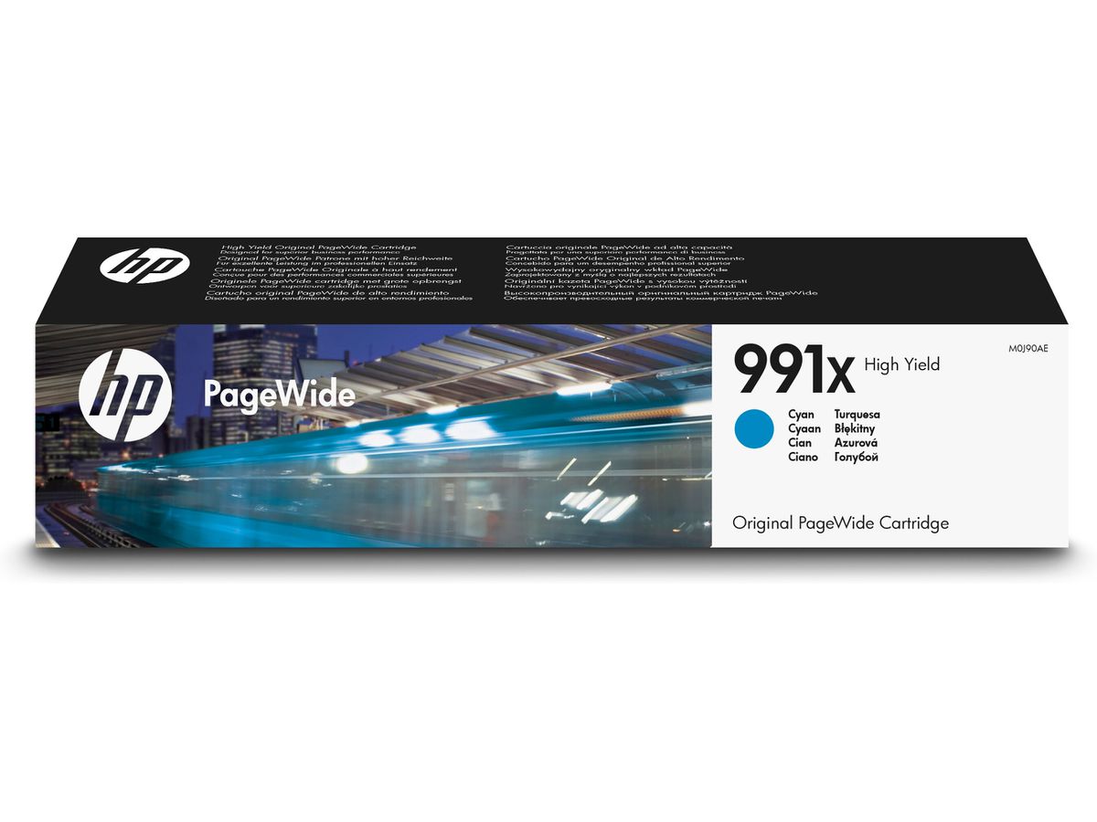 HP 991X High Yield Cyan Original PageWide Cartridge