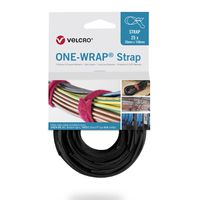 VELCRO® One Wrap® Bindband 20 mm x 230 mm, 25 stuks, zwart