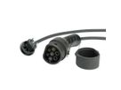 ROLINE Draagbare oplaadkabel voor e-car CEE7/7 - Type2, 1-fase, 250VAC (1P+N+E), 32 A, 7.4 kW, 5 m