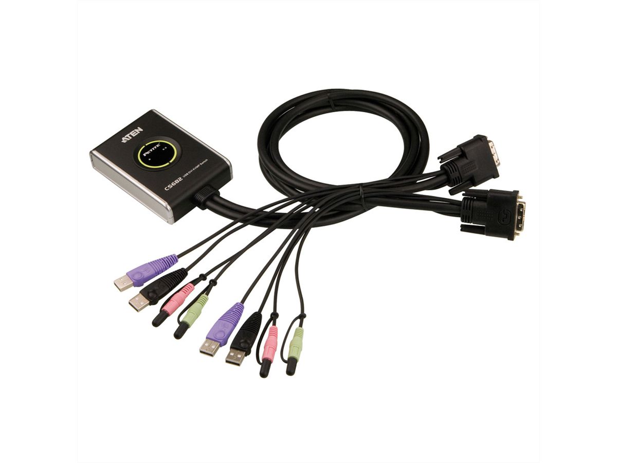 ATEN CS682 KVM Switch DVI, USB, 2-Poorts