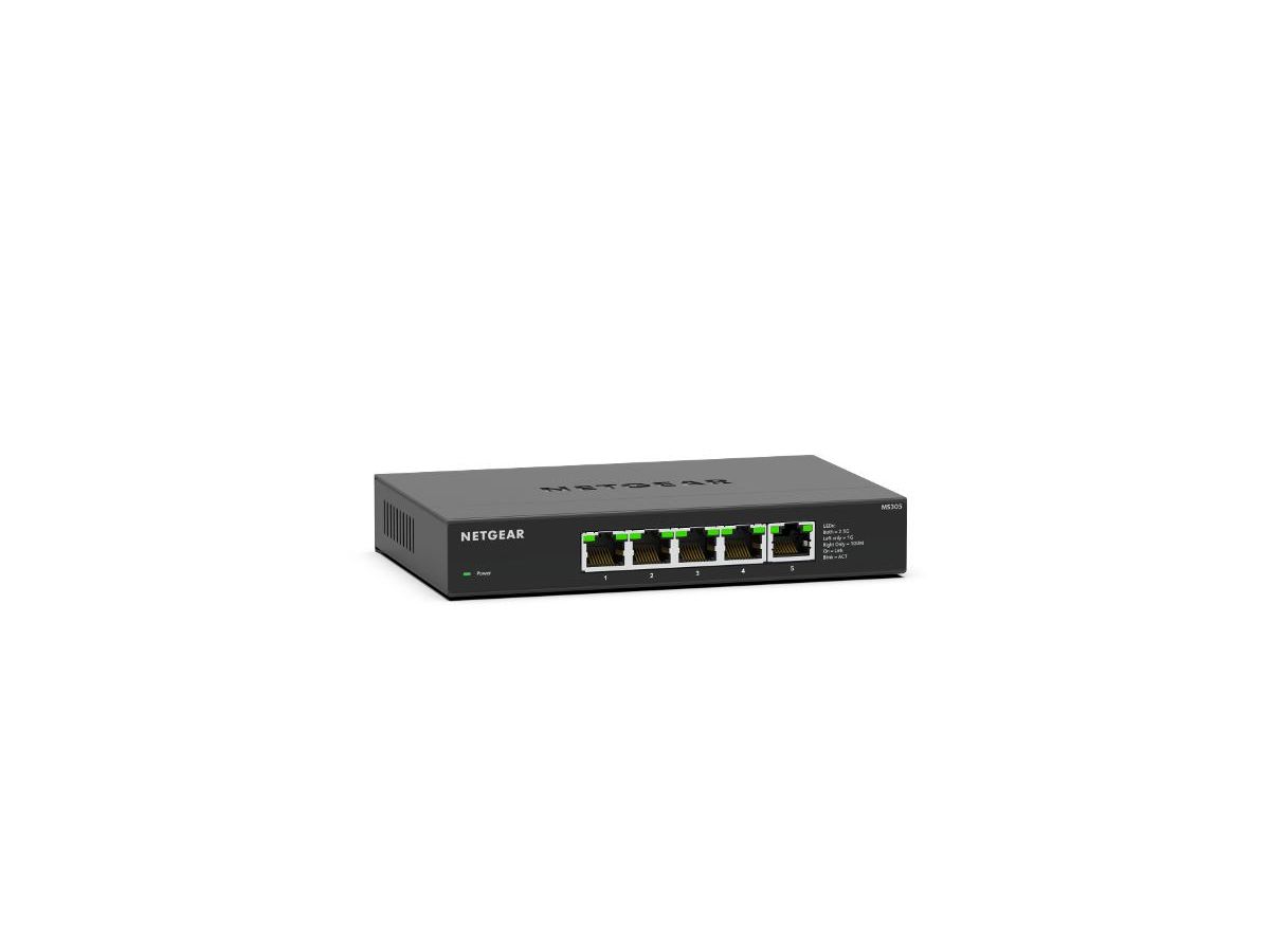 NETGEAR MS305-100EUS network switch Unmanaged 2.5G Ethernet (100/1000/2500) Black