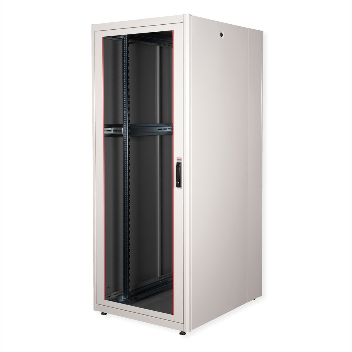 ROLINE 19-inch Network Cabinet Basic 42 U, 800x1000 WxD glass door grey