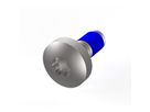 SCHROFF Assembly Parts for Rugged Components, Panhead Screw with Thread-locking Compound, Torx, M4 x 10