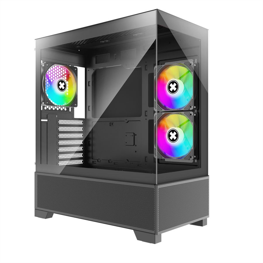 XILENCE Xilent Beam ATX pc-behuizing zwart , X218.ARGB Gaming ATX PC-behuizing zwart