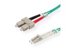 Quality LWL-Kabel duplex 50/125µm OM3, SC/LC, 1m