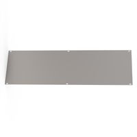 SCHROFF Front Panel, Unshielded, Screw Assembly 3 U, 84 HP, 2.5 mm, Al, Anodized