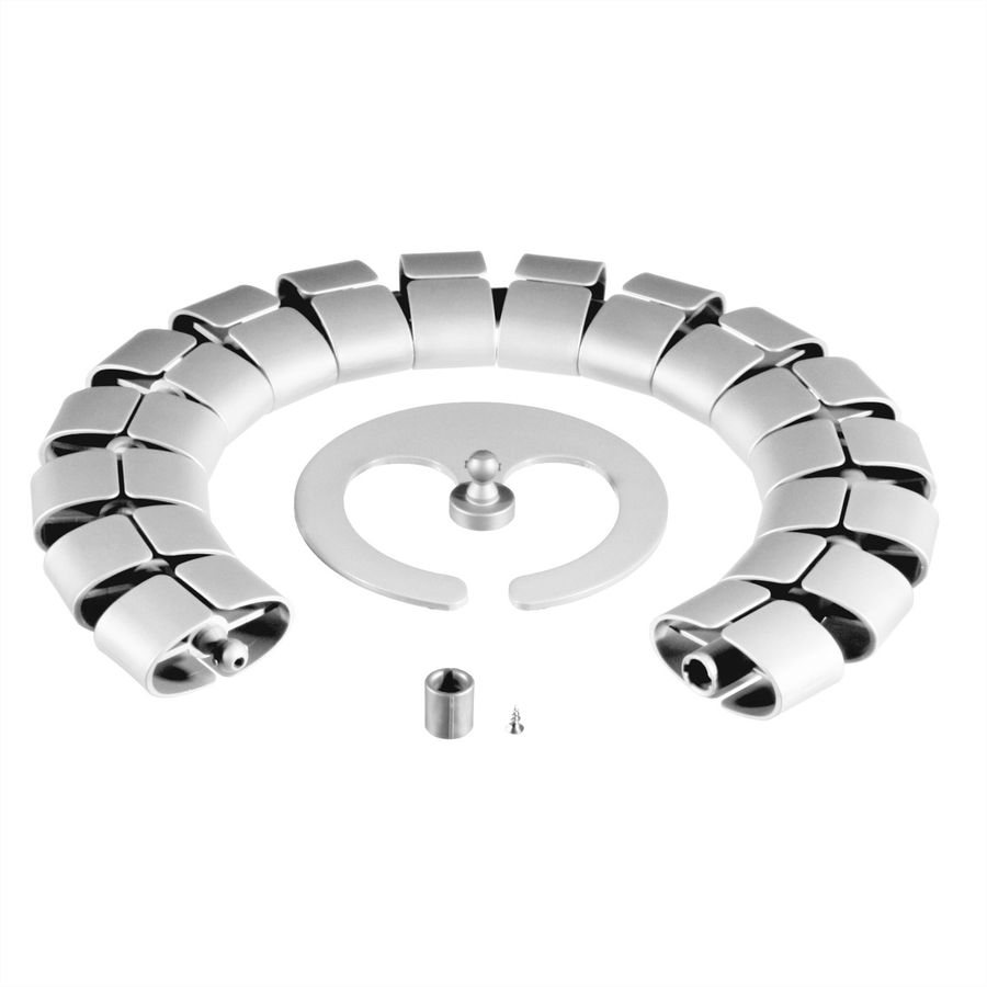 BACHMANN Kabelslang Premium wit RAL9003 normale tafel