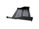 VALUE 19"-Fixed Shelf, 485 x 350mm, 2U, max. 25kg, black