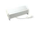 BACHMANN DESK2 ALU WHITE 2xUTE 1xUSB A/C 22W 1xswitch 0.2m