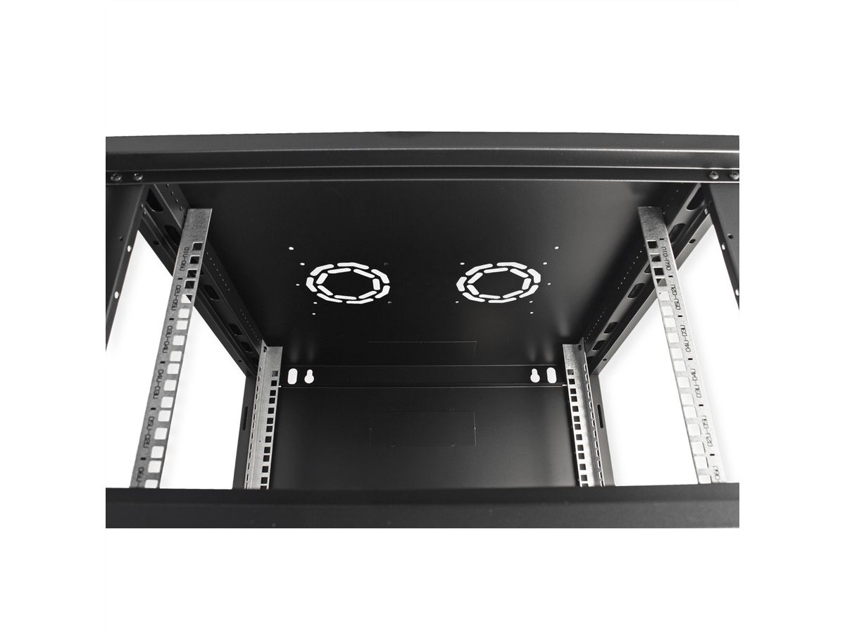 ROLINE 19" Wall Cabinet Basic Plus 6U, 600x600 BxT black