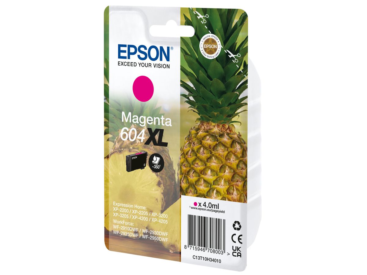 Epson 604XL inktcartridge 1 stuk(s) Origineel Hoog (XL) rendement Magenta