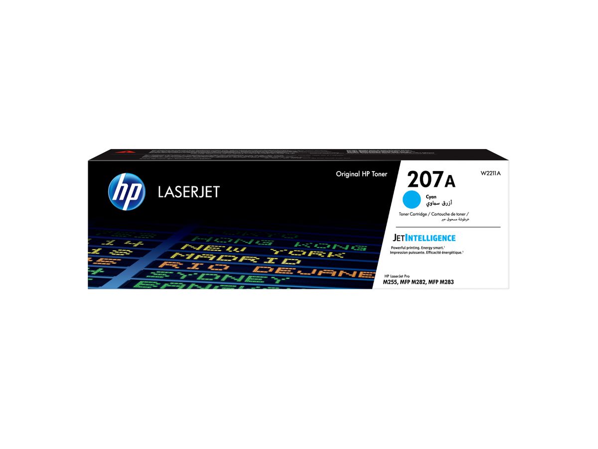 HP 207A originele cyaan LaserJet tonercartridge