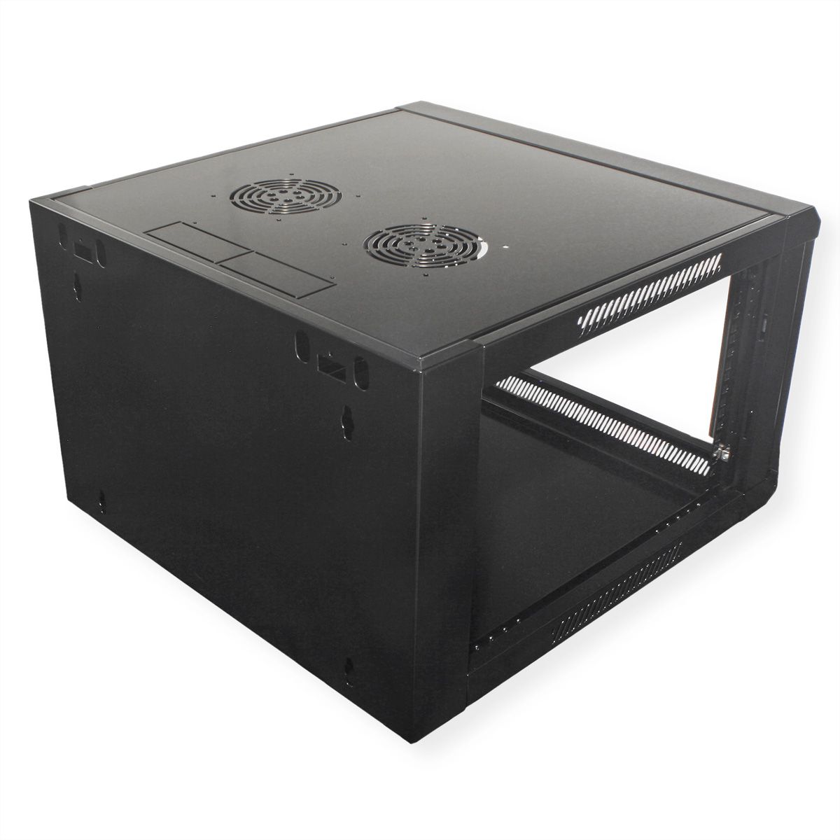 VALUE 19" Wall Mount Rack 6U, 368 x 570 x 600mm (HxWxD), black