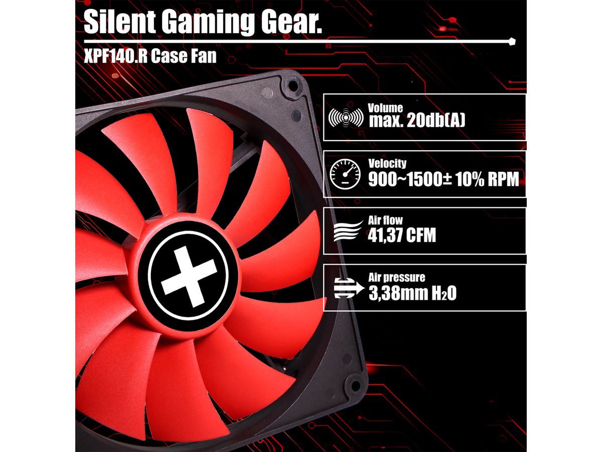 Xilence XPF140.R 140mm Performance Case Fan, 3PIN