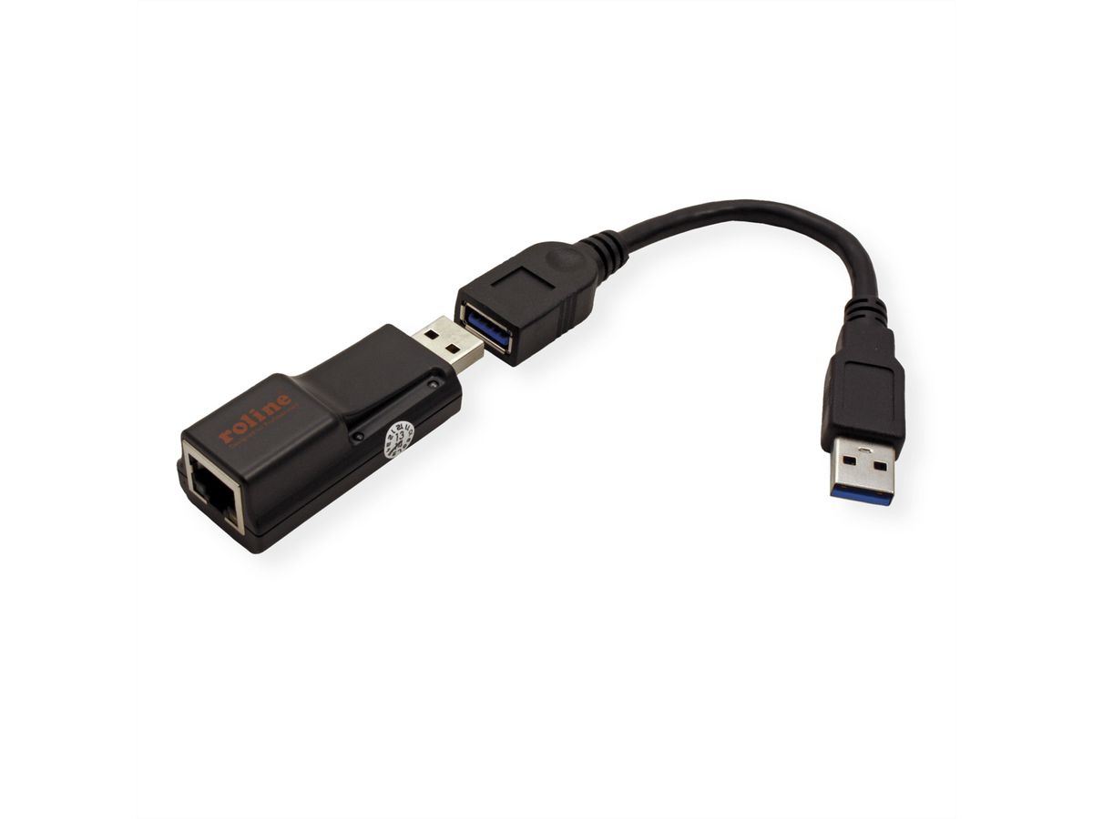 ROLINE USB 3.2 Gen 1 naar Gigabit Ethernet converter