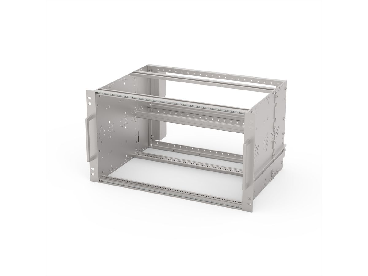 SCHROFF EuropacPRO 19" Subrack Kit for Railway, Retrofit Shielding, SNCF, 6 U, 84 HP, 320 mm