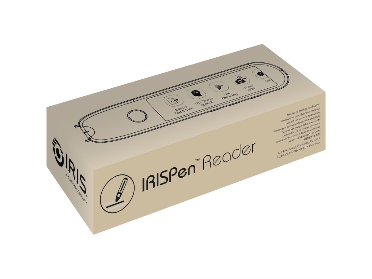 IRISPen Reader 8, Leespen met ondersteunende technologie