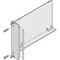 SCHROFF Air Baffle, U-Front Panel, Refrofit Shielding, Textile, 6 U, 4 HP, 220 mm