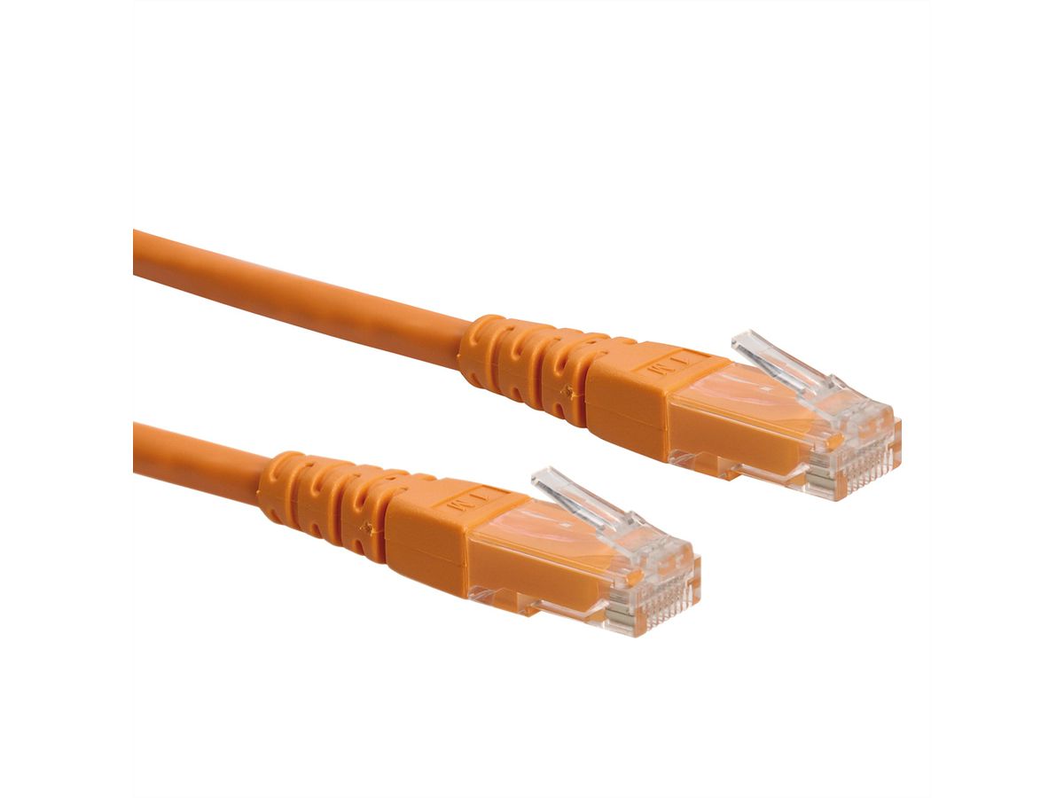 ROLINE UTP Patch Cord, Cat.6 (Class E), orange, 3 m