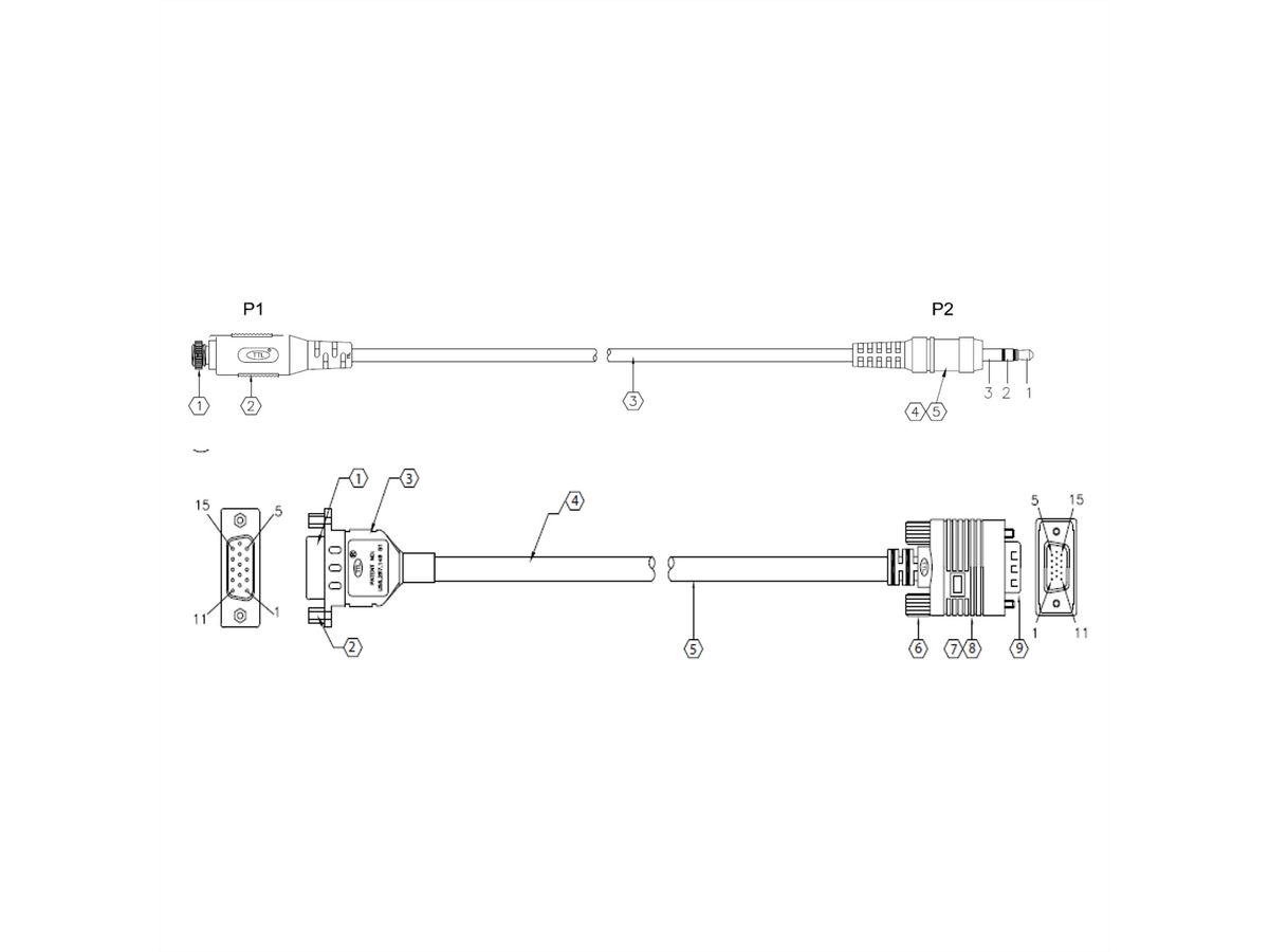 BACHMANN custom module VGA met 3.5mm