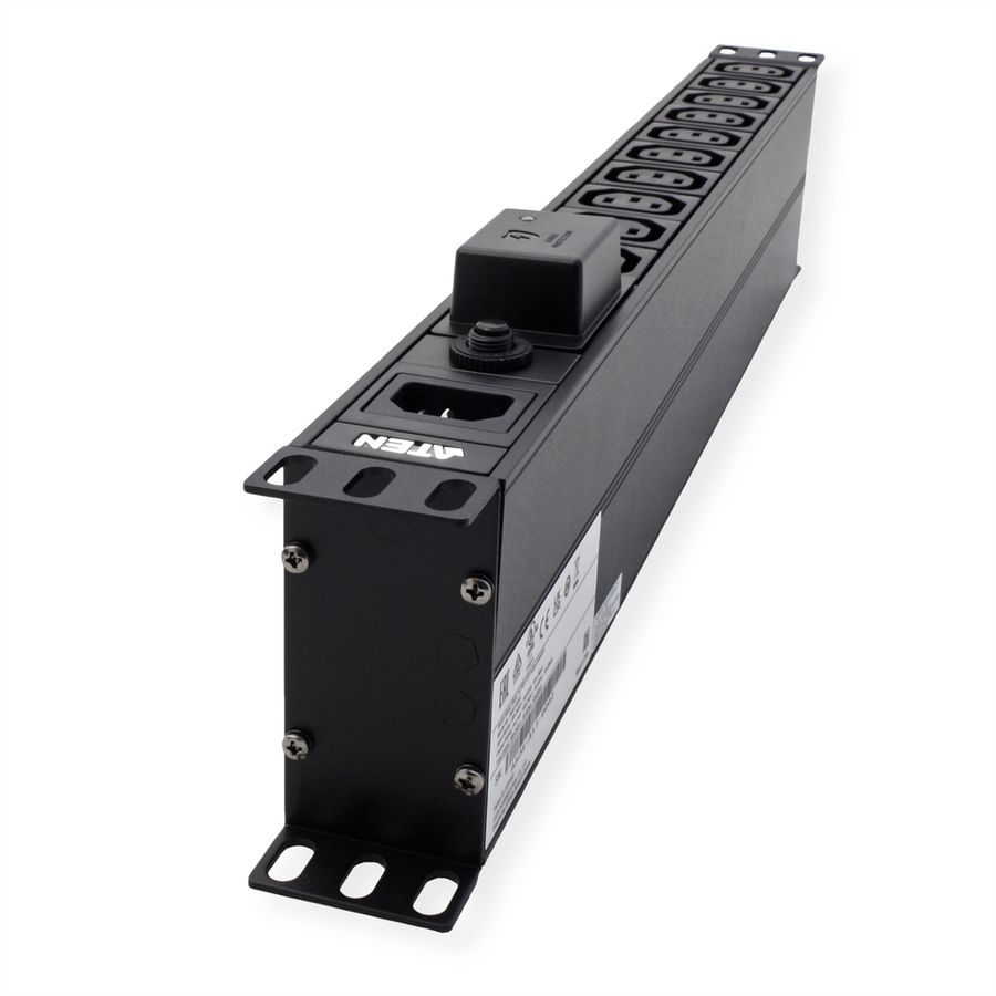 ATEN PE0118SG 1HE 10A 18-poorts basis PDU met overspanningsbeveiliging