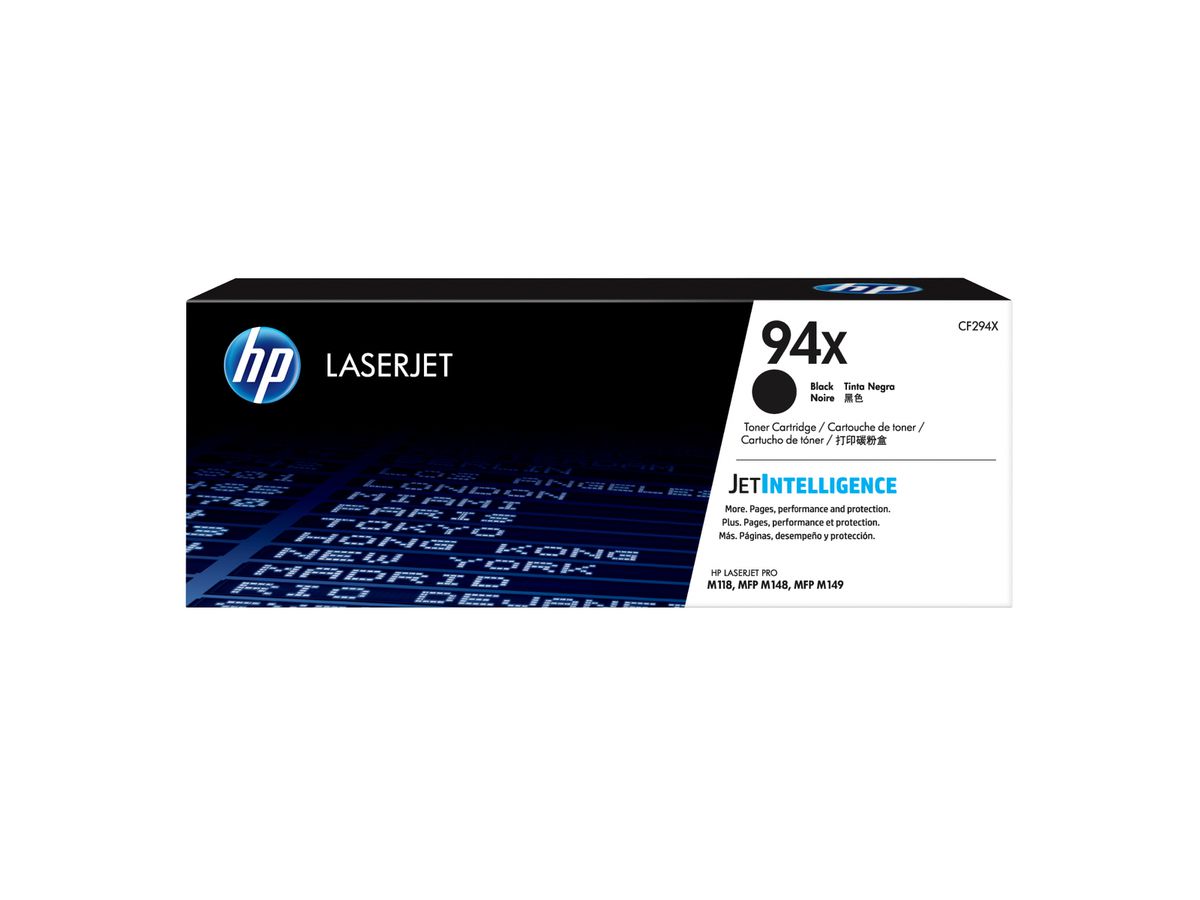 HP 94X High Yield Black Original LaserJet Toner Cartridge