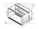 SCHROFF EuropacPRO 19" Subrack Kit for Railway, Retrofit Shielding, SNCF, 6 U, 84 HP, 320 mm