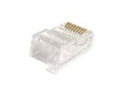 RJ45 Modulaire onafgeschermde Cat.6 (Class E) connector, 10 St.