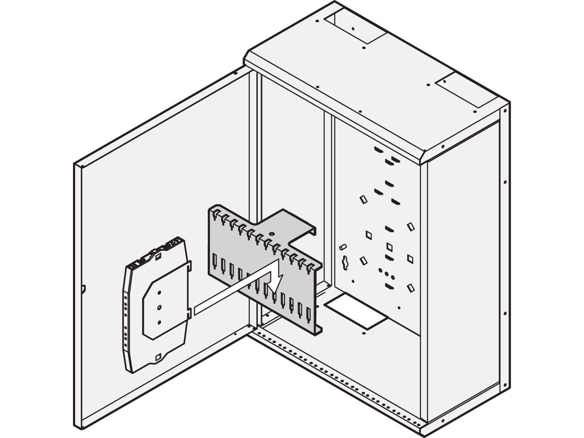 SCHROFF LAN-houder voor lascassettes