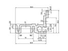 SCHROFF type H-MZ stable, with Z-rail - MODUL. REAR 1MT H MZ