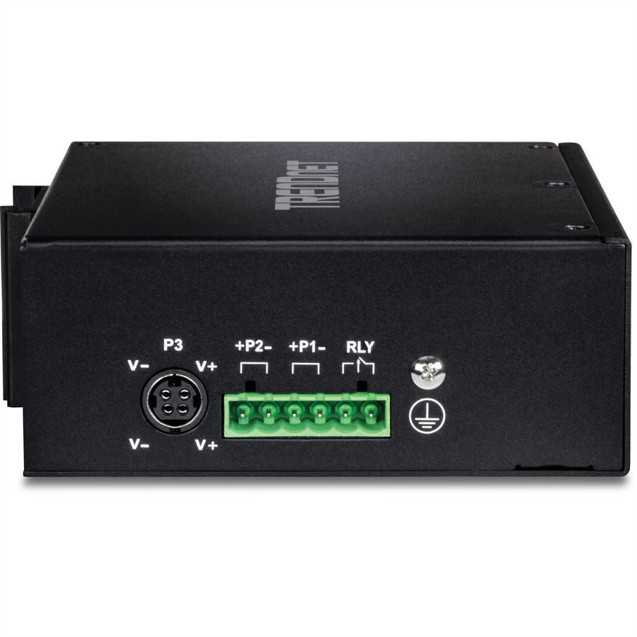 TRENDnet TI-PG162 16-poorts Industriële Gigabit PoE+ Switch DIN-Rail