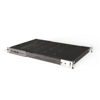SCHROFF 19" Telescopic Shelf for Varistar, Novastar, Eurorack, 70 kg, RAL 7021, 553W 800D