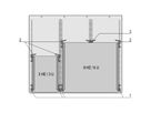 SCHROFF MultipacPRO, Euroboard Mounting Kit for EN 60603 Connector, 1 U