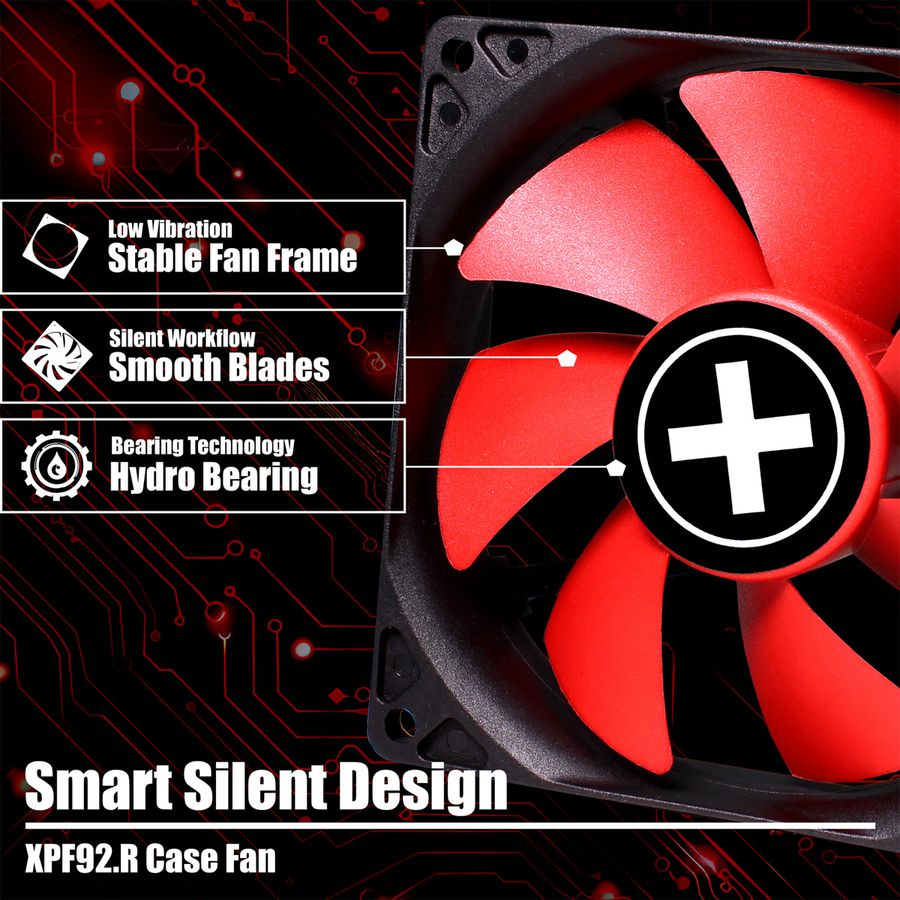 Xilence XPF92.R 92mm Performance Case Fan, 3PIN