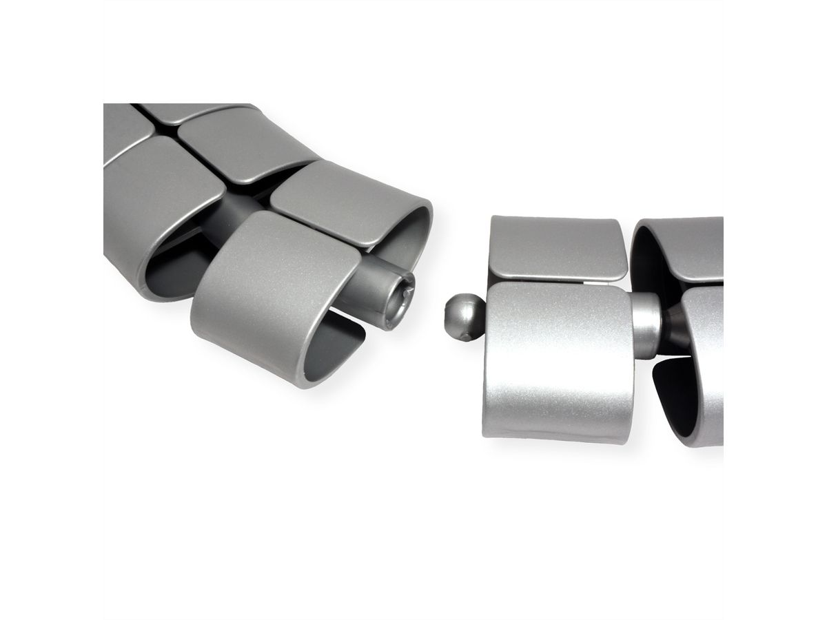 Kabelschlange® Premium Set Silber 75cm