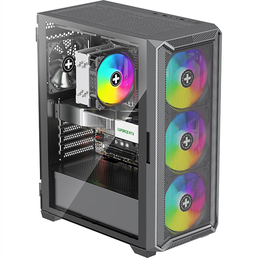 Xilence Xilent Blade II X613 RGB Gaming PC-behuizing , RGB ATX Midi Tower