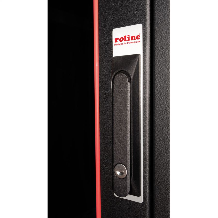ROLINE 19-inch Network Cabinet Pro 47 U, 600x600 WxD glass door black