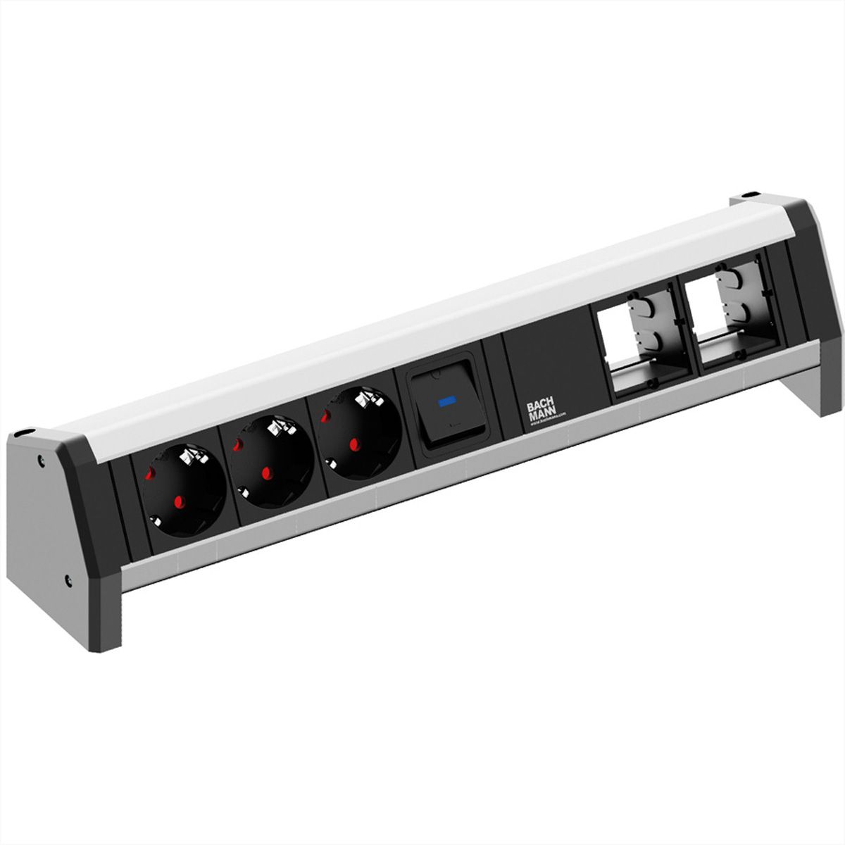 BACHMANN DESK 1x schakelaar 3x geaard stopcontact 2x ABD GST18