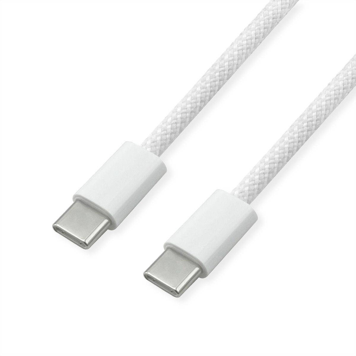 VALUE USB 2.0 Kabel, Type C-C, M/M, 60W, wit, 2 m
