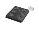 ROLINE 19-inch dakventilatorunit 6 ventilatoren, Thermostaat zwart
