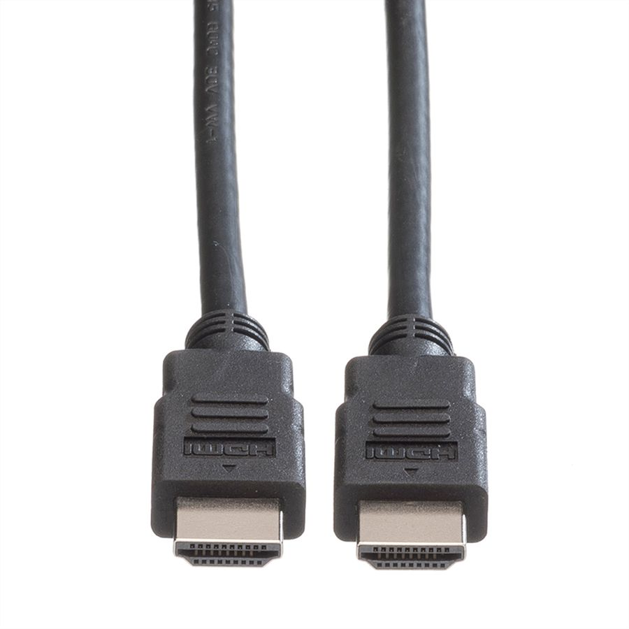 ROLINE HDMI High Speed kabel met Ethernet M-M, LSOH, zwart, 5 m