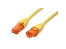 ROLINE Patchkabel Cat.6 UTP, Component Level, LSOH, geel, 0,3 m