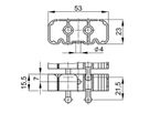 BACHMANN kabelslang Classic zilver