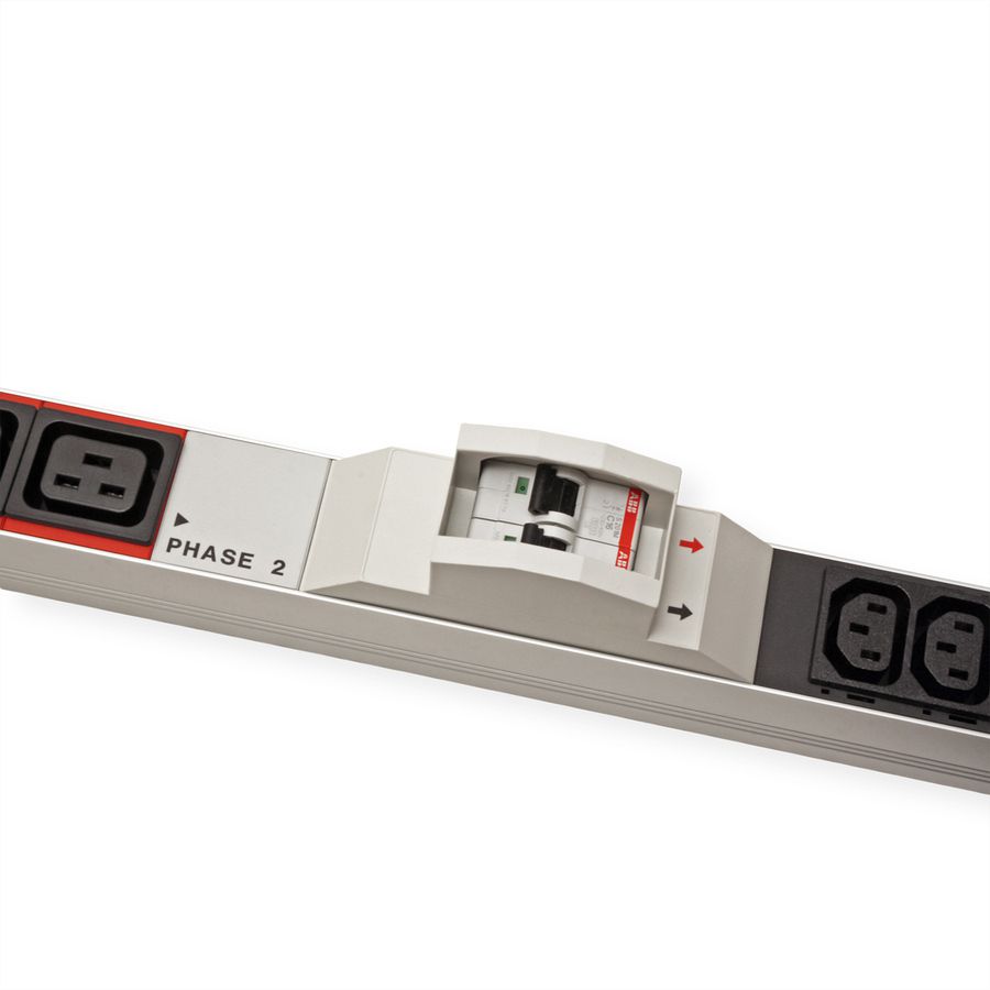 BACHMANN IT PDU ALU 1U 24x C13 6x C19 2LS CEE 3x32A red