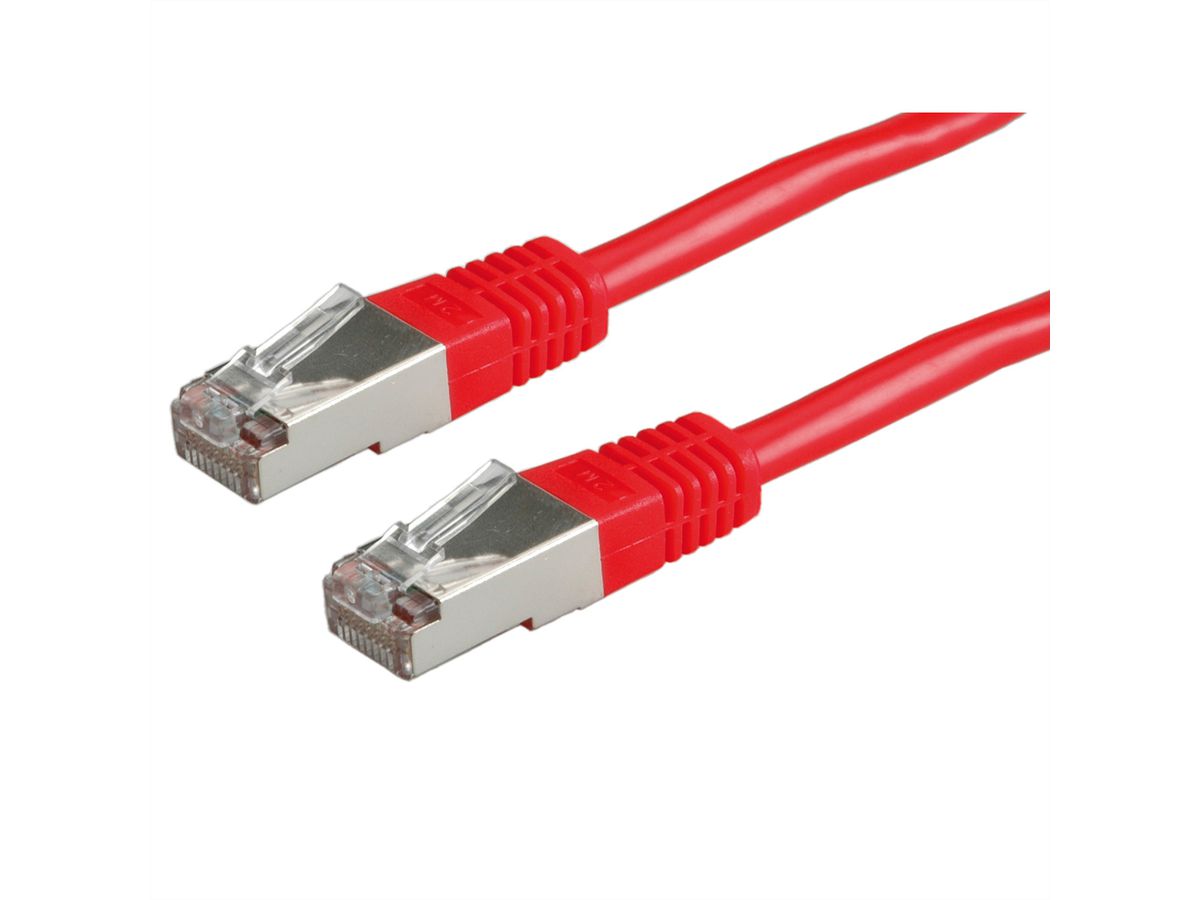 VALUE Patchkabel Cat.6 (Class E) S/FTP (PiMF), rood, 10 m