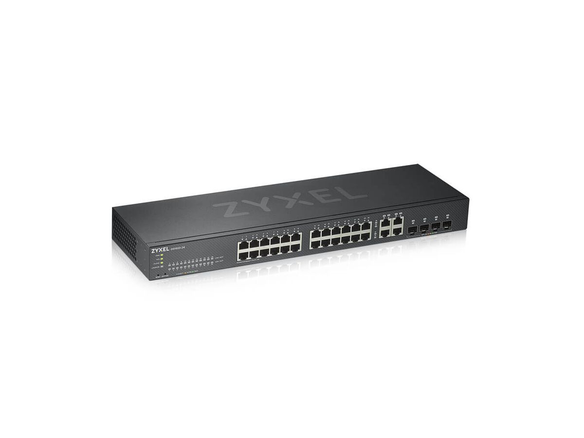 Zyxel GS1920-24V2 Managed Gigabit Ethernet (10/100/1000) Black