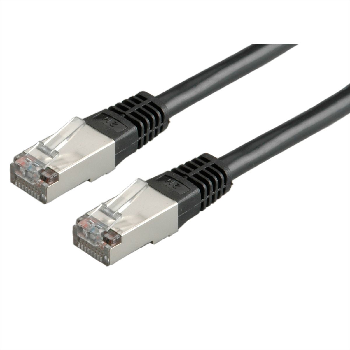 ROLINE patchkabel Cat.5e (Klasse D) SF/UTP, zwart, 5 m